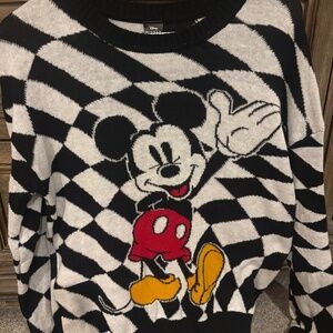 Geometric Mickey Mouse Sweater